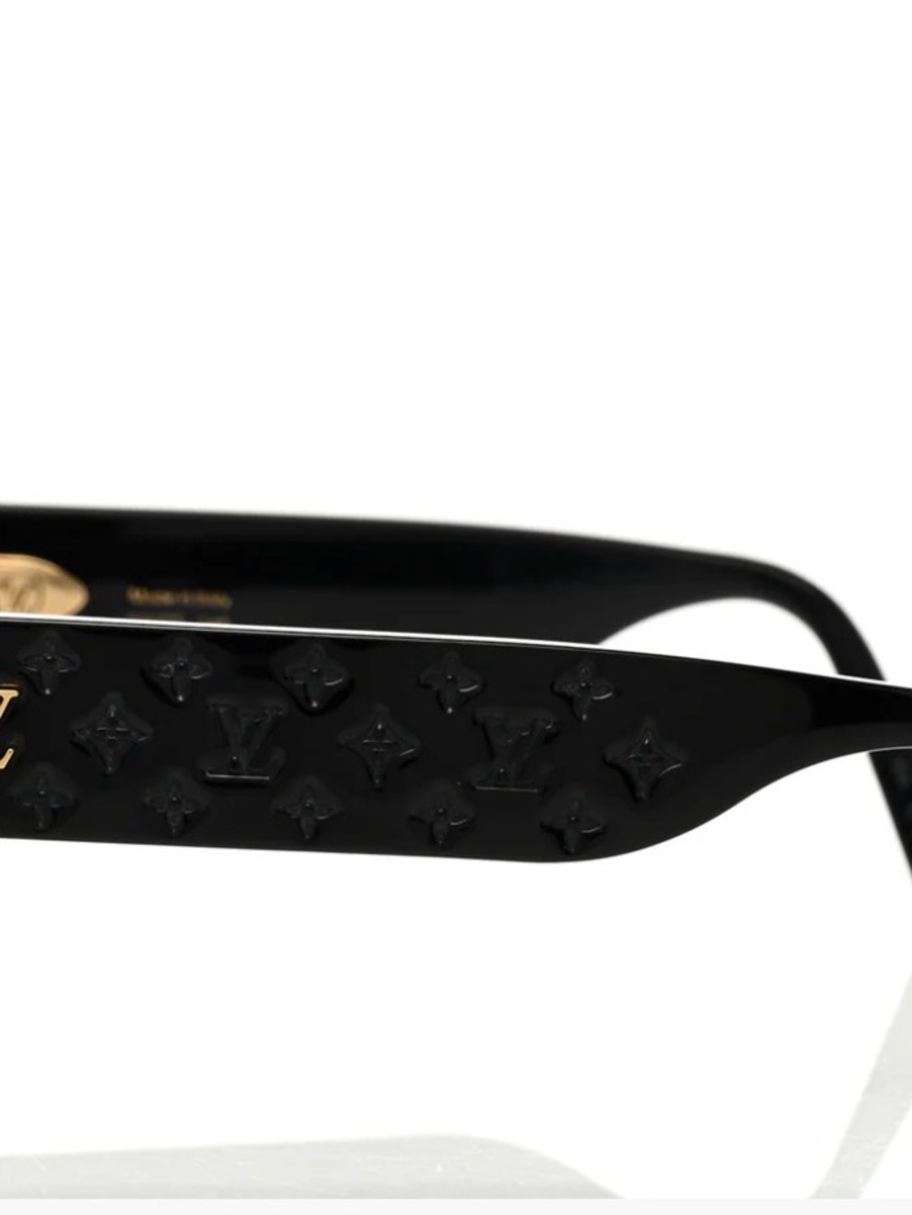 NWT Louis Vuitton Black Monogram Square Sunglasses with RFID and box - Picture 4 of 5